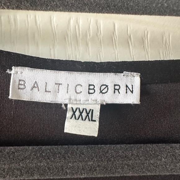 Black Baltic Born chiffon dress - Picture 5 of 10